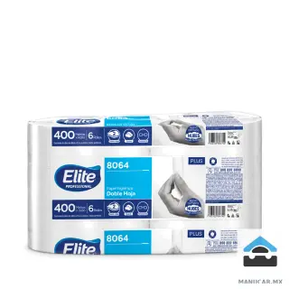 Papel Higiénico Jumbo Elite Nubes, 400 m